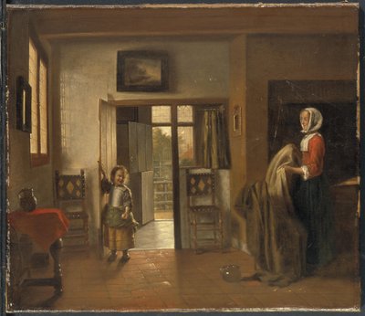 The Bedroom by Pieter de Hooch